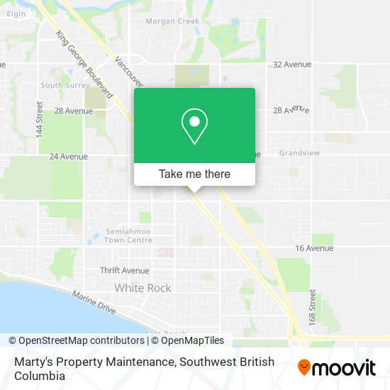 Marty's Property Maintenance map