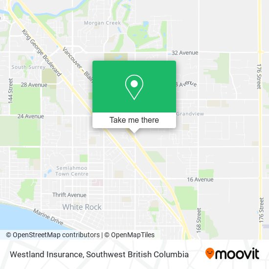 Westland Insurance map