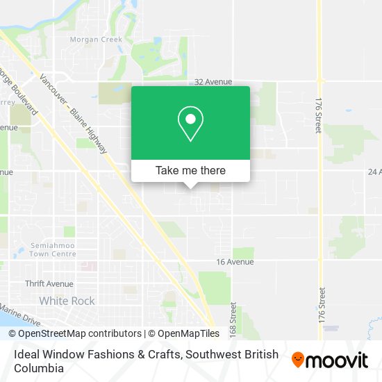 Ideal Window Fashions & Crafts map