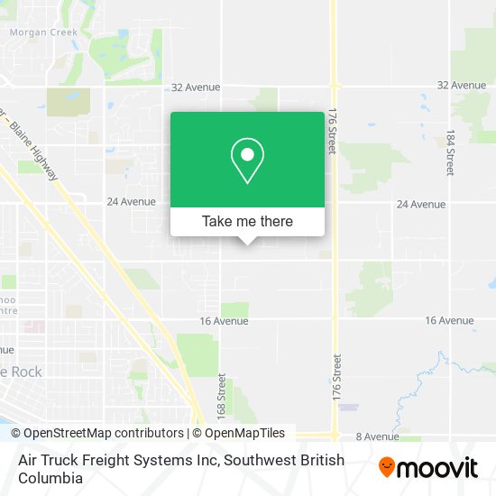 Air Truck Freight Systems Inc map