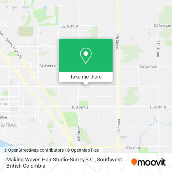 Making Waves Hair Studio-Surrey,B.C. map