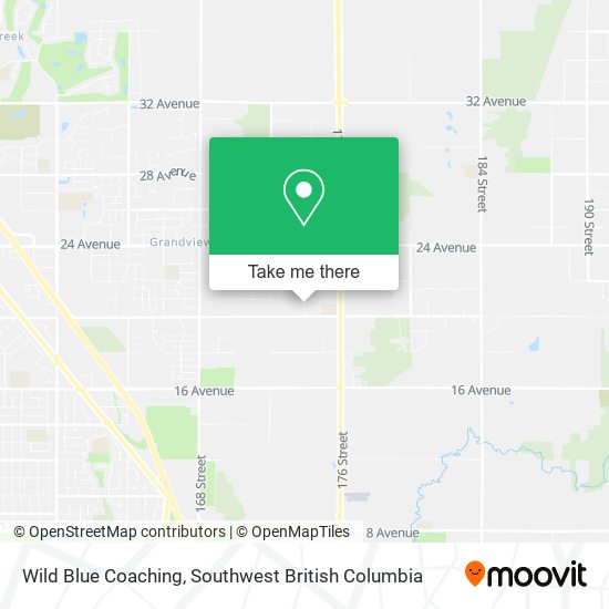 Wild Blue Coaching map