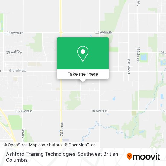 Ashford Training Technologies map