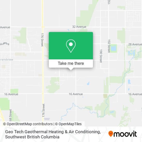 Geo Tech Geothermal Heating & Air Conditioning map
