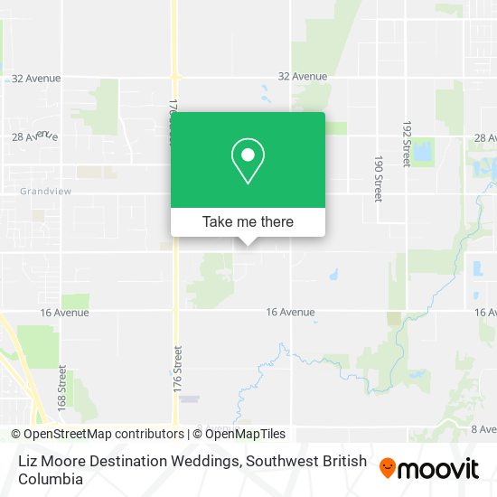 Liz Moore Destination Weddings map