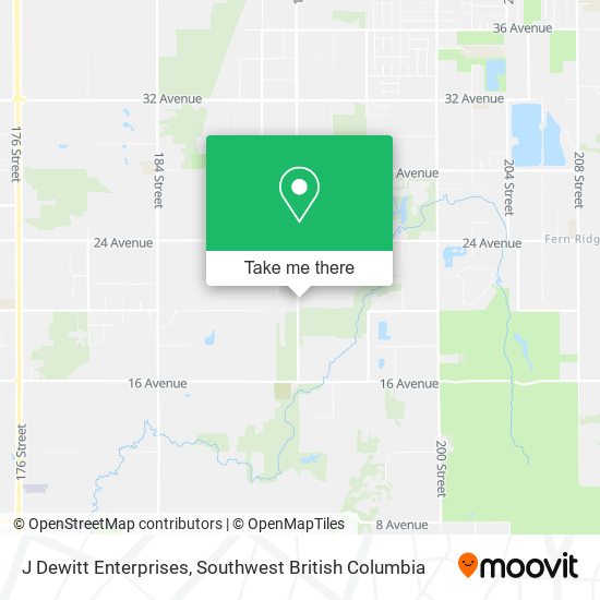 J Dewitt Enterprises map