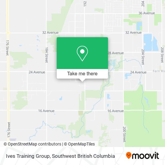 Ives Training Group map