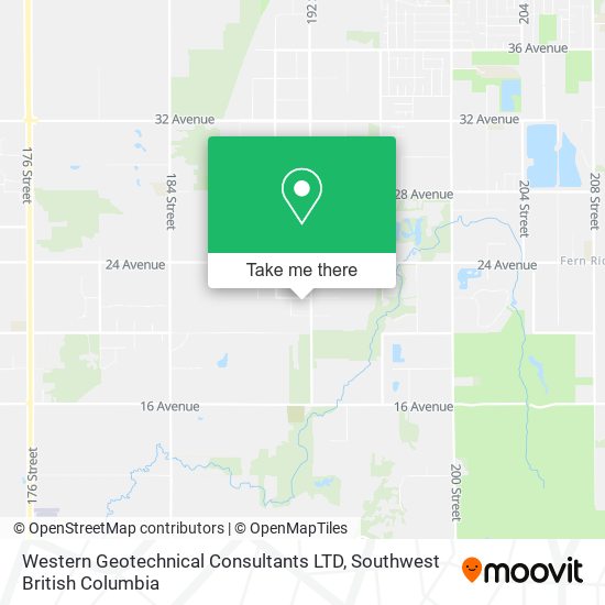 Western Geotechnical Consultants LTD map