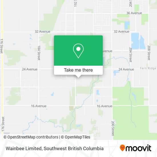 Wainbee Limited map