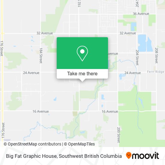 Big Fat Graphic House map