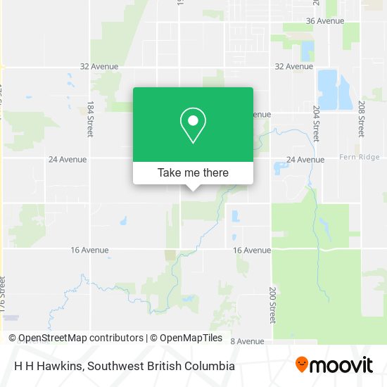 H H Hawkins map