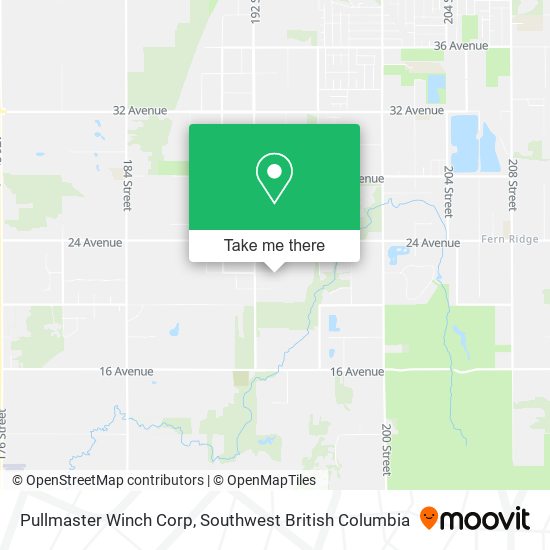 Pullmaster Winch Corp map