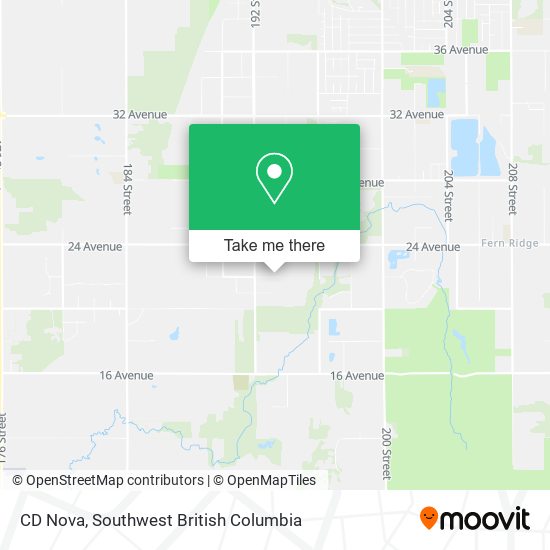CD Nova map