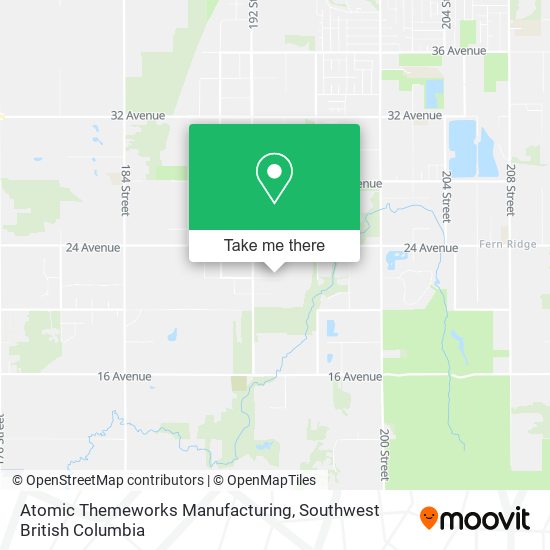 Atomic Themeworks Manufacturing map