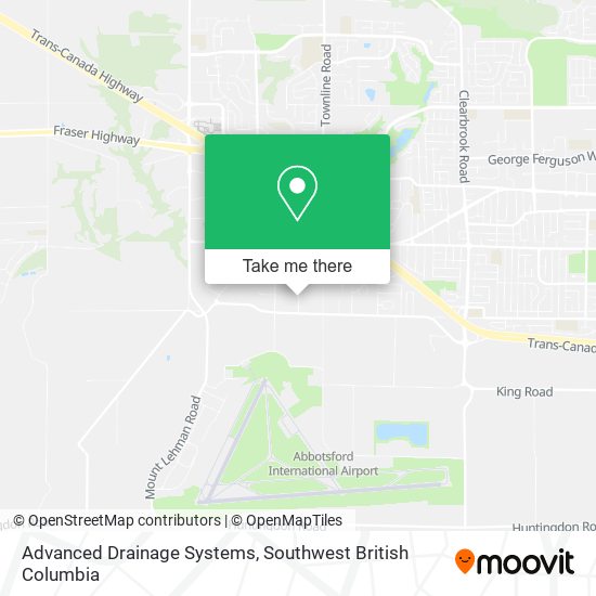Advanced Drainage Systems map