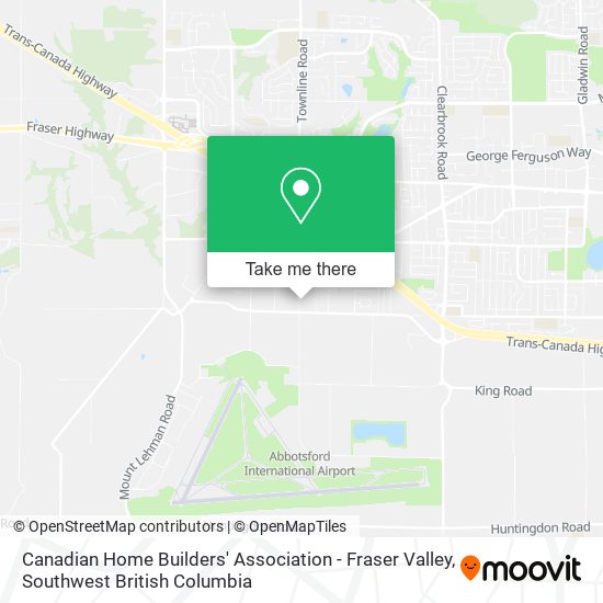 Canadian Home Builders' Association - Fraser Valley map