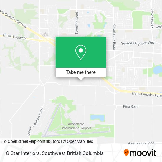 G Star Interiors map