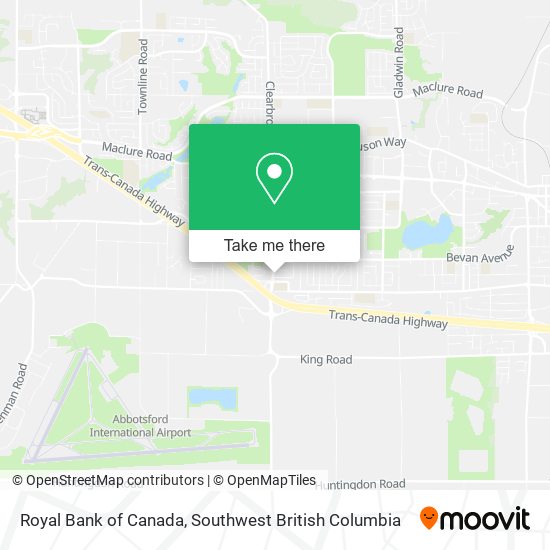 Royal Bank of Canada map