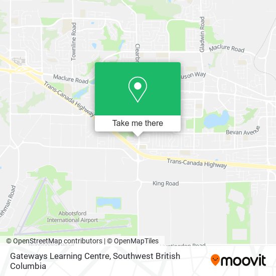 Gateways Learning Centre map