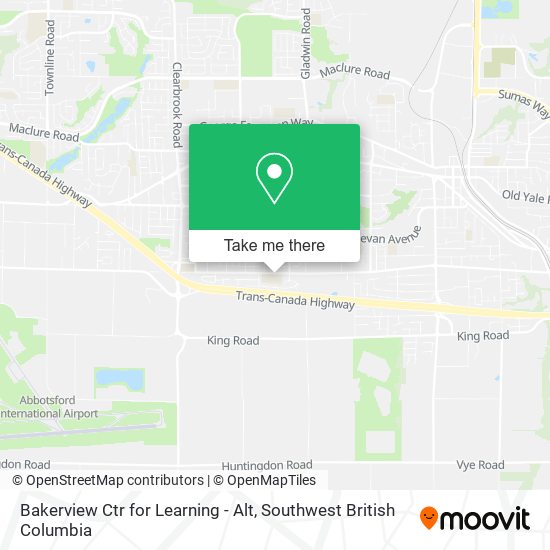Bakerview Ctr for Learning - Alt map