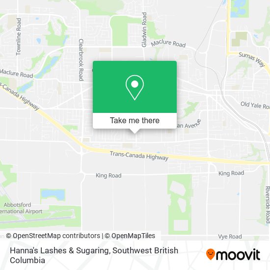 Hanna's Lashes & Sugaring map
