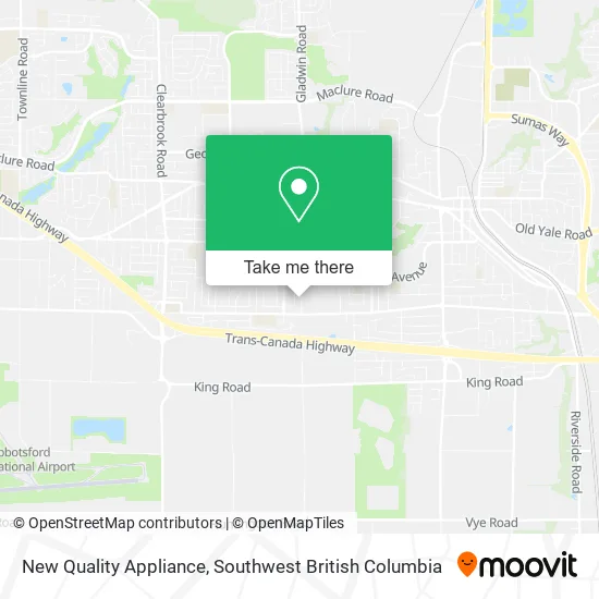 New Quality Appliance map