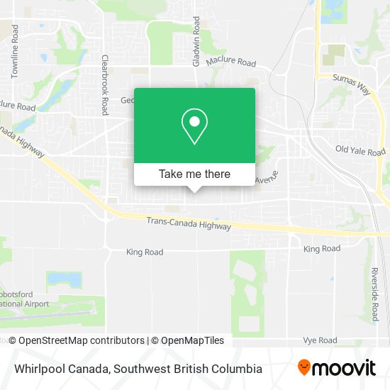 Whirlpool Canada map