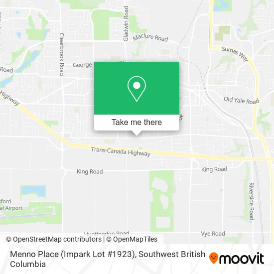 Menno Place (Impark Lot #1923) map
