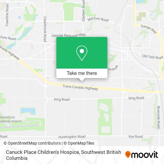 Canuck Place Children's Hospice map