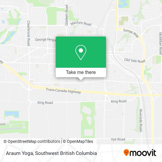 Araum Yoga map