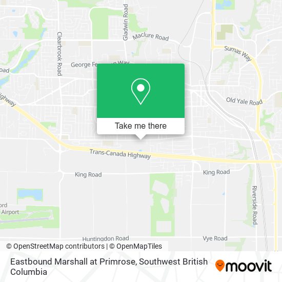 Eastbound Marshall at Primrose plan