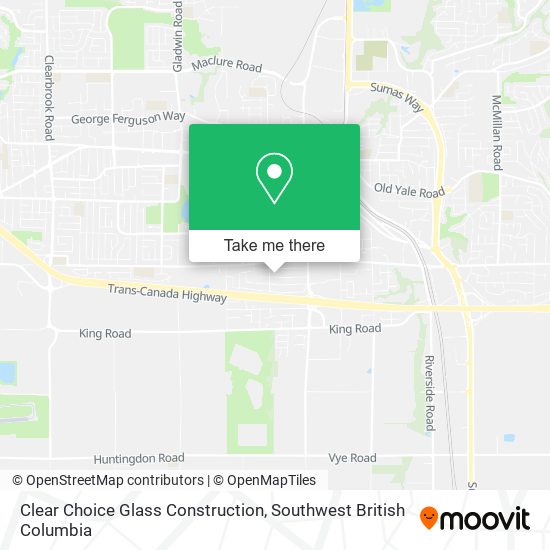 Clear Choice Glass Construction map