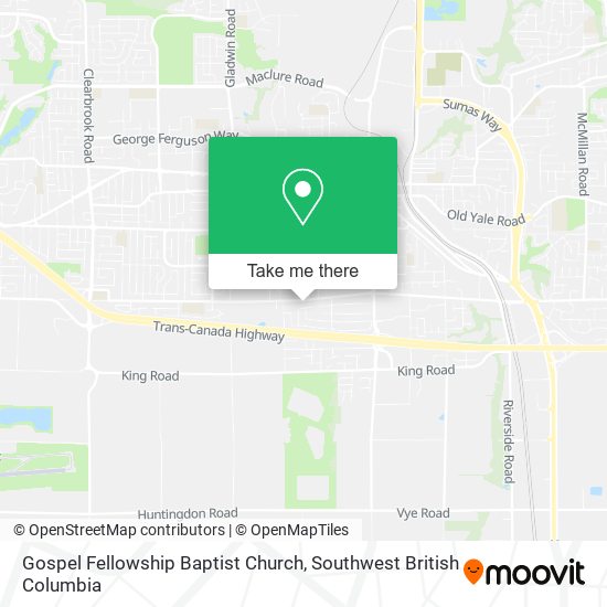 Gospel Fellowship Baptist Church map