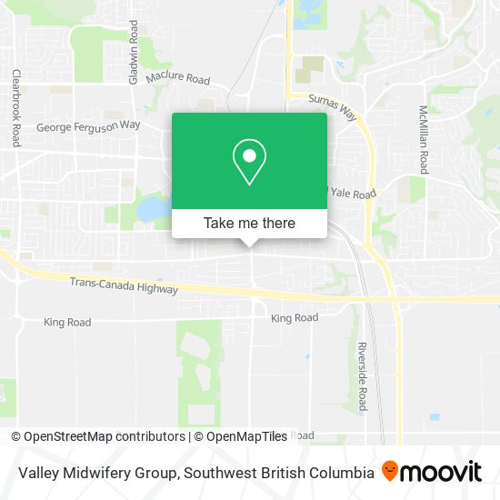 Valley Midwifery Group map