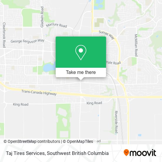Taj Tires Services map
