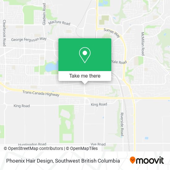 Phoenix Hair Design map