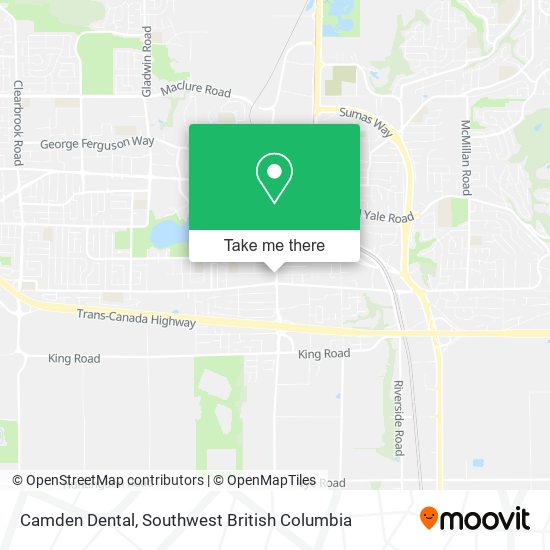 Camden Dental map