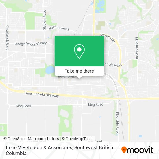 Irene V Peterson & Associates map