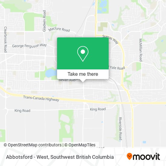 Abbotsford - West map