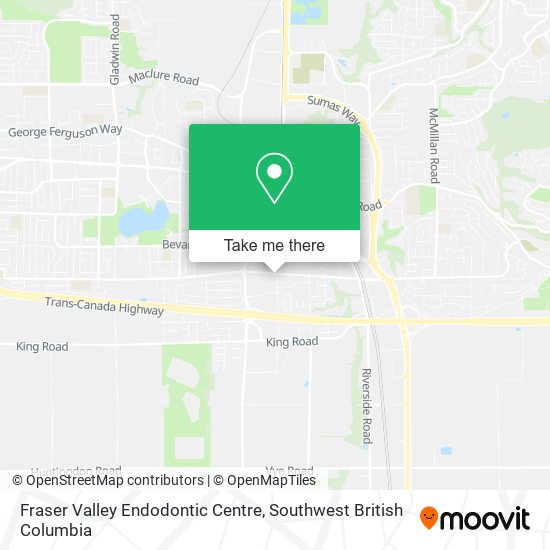 Fraser Valley Endodontic Centre map