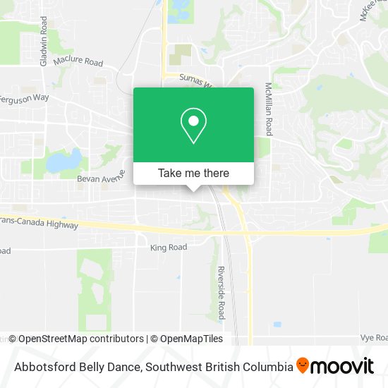 Abbotsford Belly Dance map