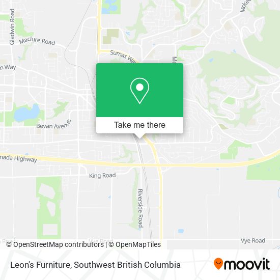 Leon's Furniture map