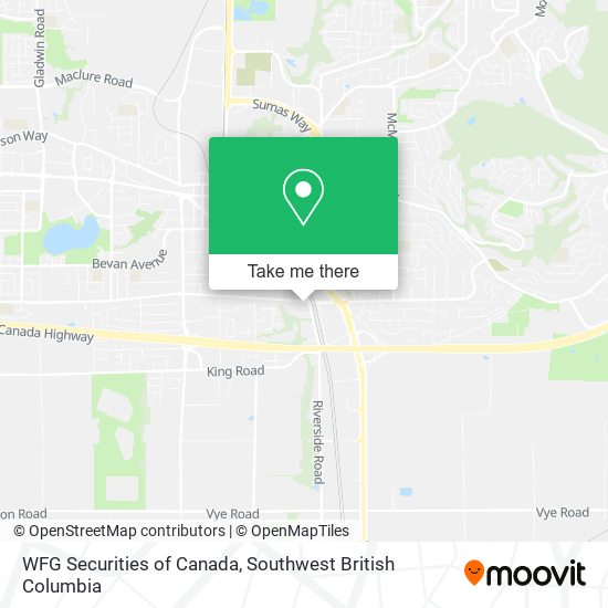 WFG Securities of Canada map
