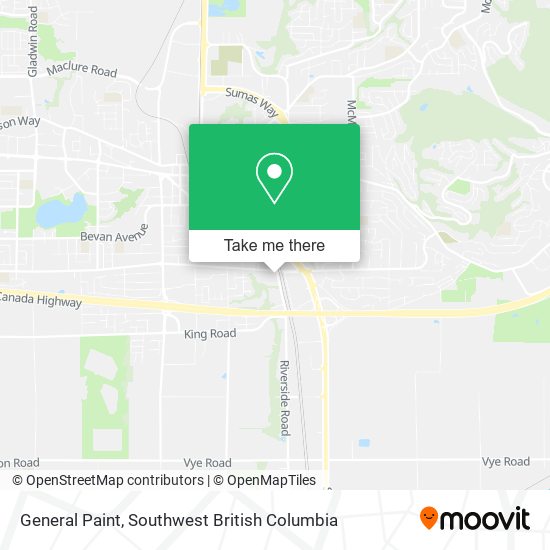 General Paint map