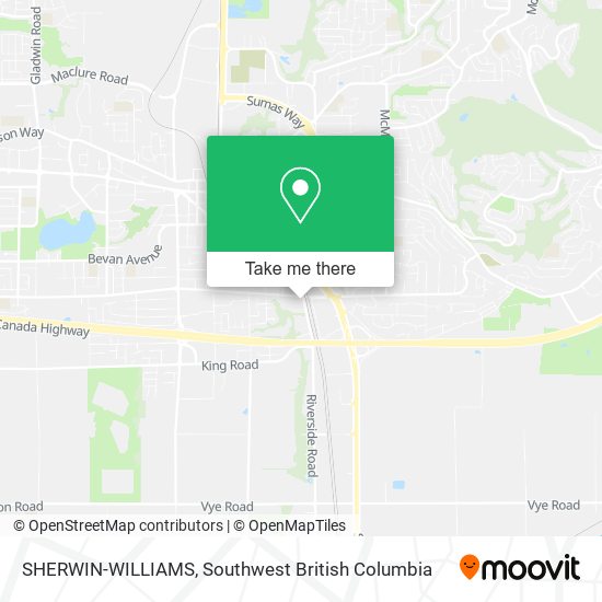 SHERWIN-WILLIAMS map