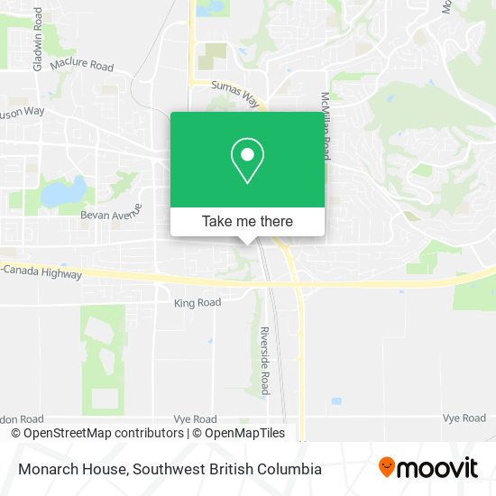 Monarch House map