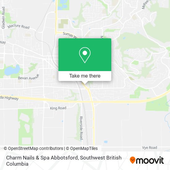 Charm Nails & Spa Abbotsford map