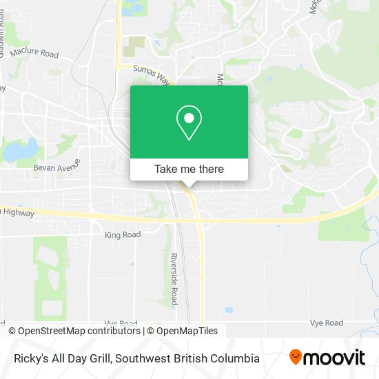 Ricky's All Day Grill plan