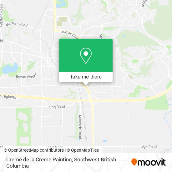 Creme de la Creme Painting map