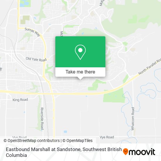 Eastbound Marshall at Sandstone plan